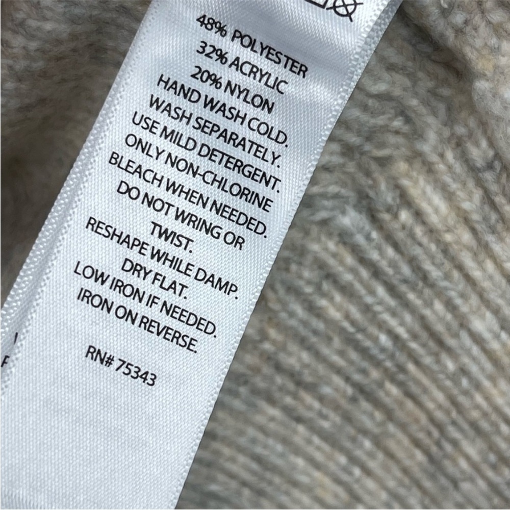 Tahari Greige Button-Up Cardigan - Picture 5 of 6